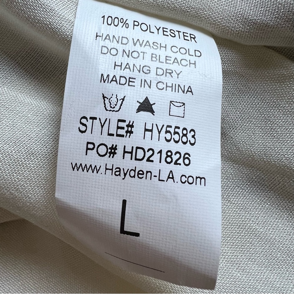 Hayden Puff Sleeve Botanical Print Square Neck Maxi Dress, Size Large - Picture 8 of 8